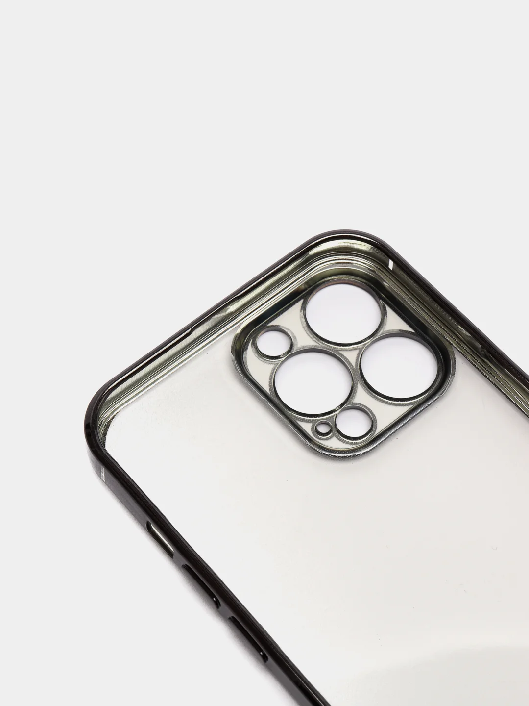Черный чехол для iPhone 13 Pro Max mini силиконовый прозрачный айфон про макс мини