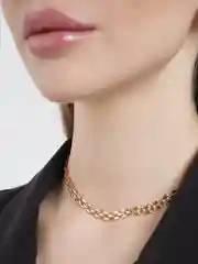 Золотой цепочка-чокер на шею