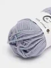 Серый пряжа детская хлопковая "Milk cotton", 25 г