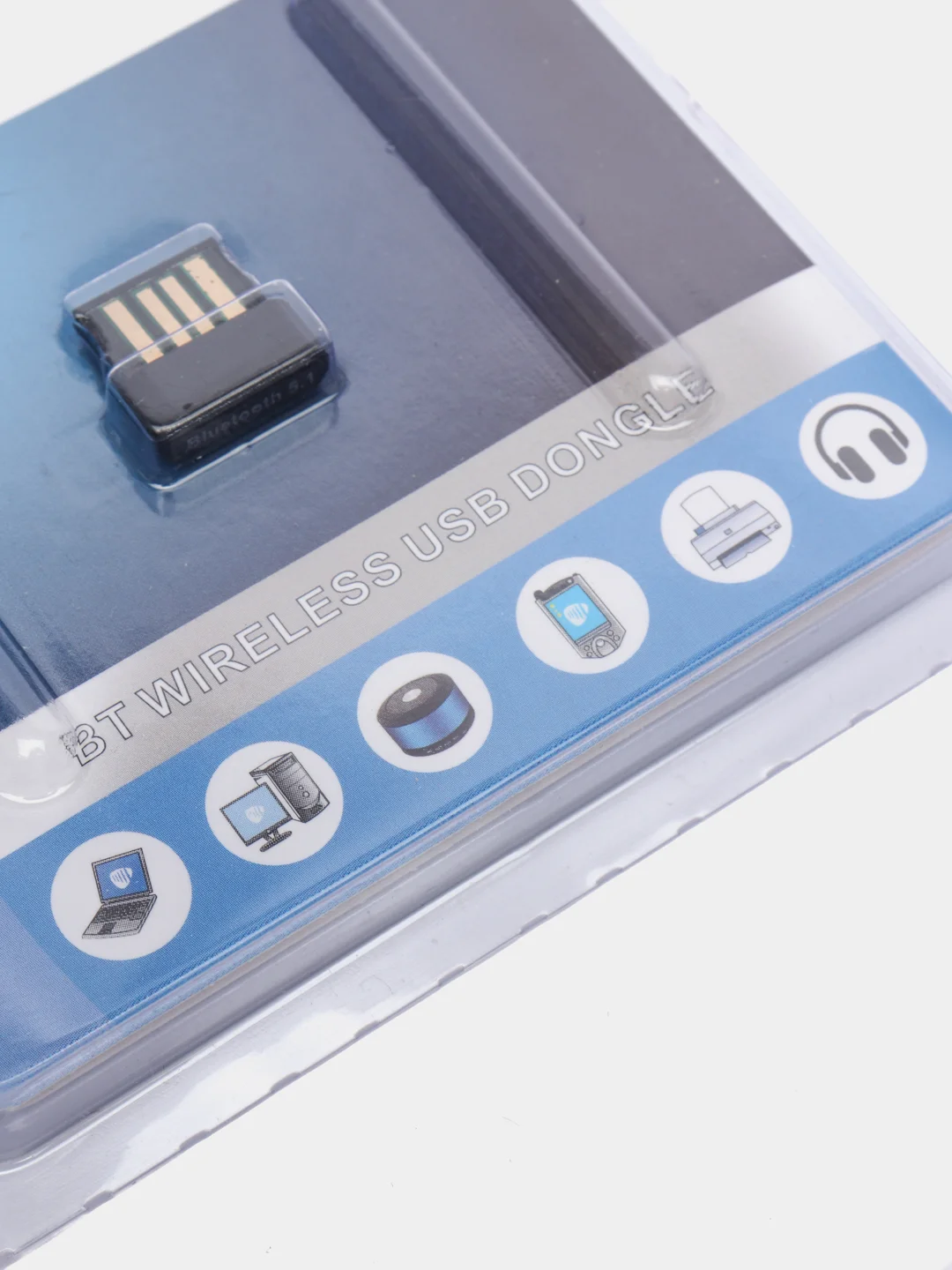 Черный usb адаптер Bluetooth 5.1 (блютуз)