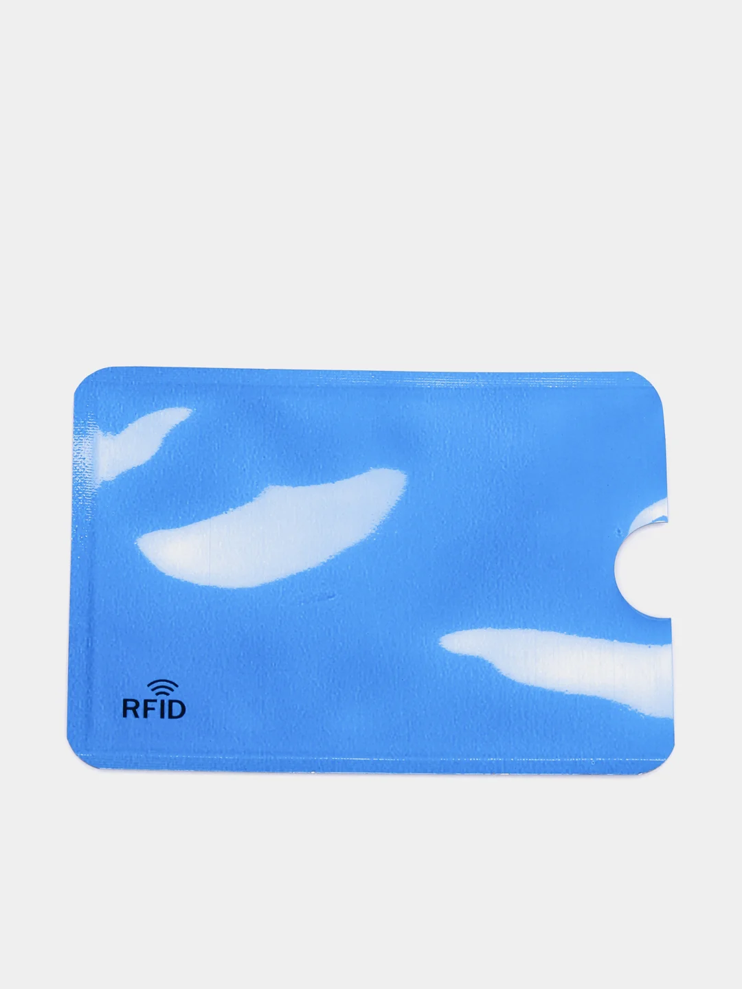 Лазурный чехол для банковских карт с защитой от кражи данных, с RFID защитой от считывания