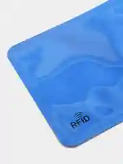 Лазурный чехол для банковских карт с защитой от кражи данных, с RFID защитой от считывания