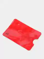 Алый чехол для банковских карт с защитой от кражи данных, с RFID защитой от считывания