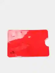 Алый чехол для банковских карт с защитой от кражи данных, с RFID защитой от считывания