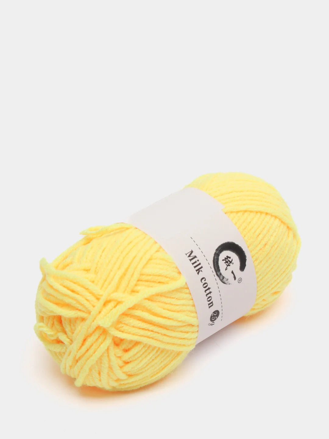 Желтый пряжа детская хлопковая "Milk cotton", 25 г