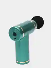 Зеленый ударный массажный пистолет для тела  (перкуссионный массажер) SK-168