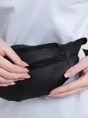 Черный поясная сумка