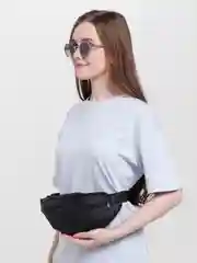 Черный поясная сумка