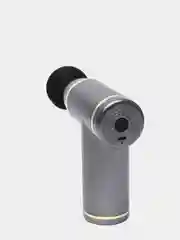 Серый ударный массажный пистолет для тела  (перкуссионный массажер) SK-168