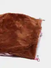 Розовый плюшевый трехъярусный гамак для грызунов