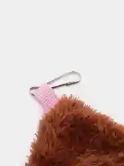 Розовый плюшевый трехъярусный гамак для грызунов
