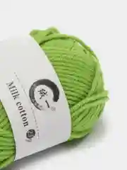Лесной зеленый пряжа детская хлопковая "Milk cotton", 25 г