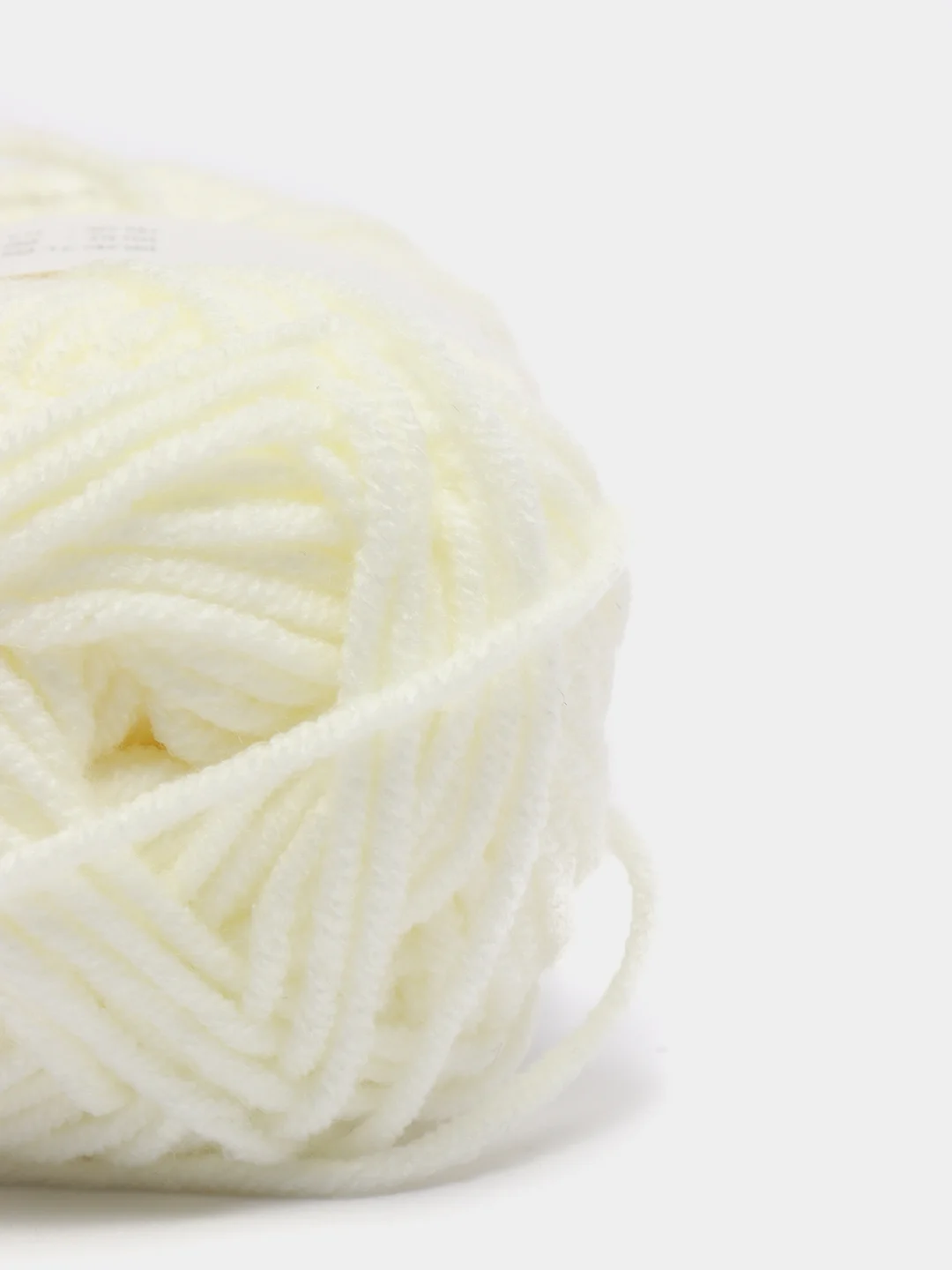 Белый пряжа детская хлопковая "Milk cotton", 25 г