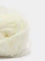 Белый пряжа детская хлопковая "Milk cotton", 25 г