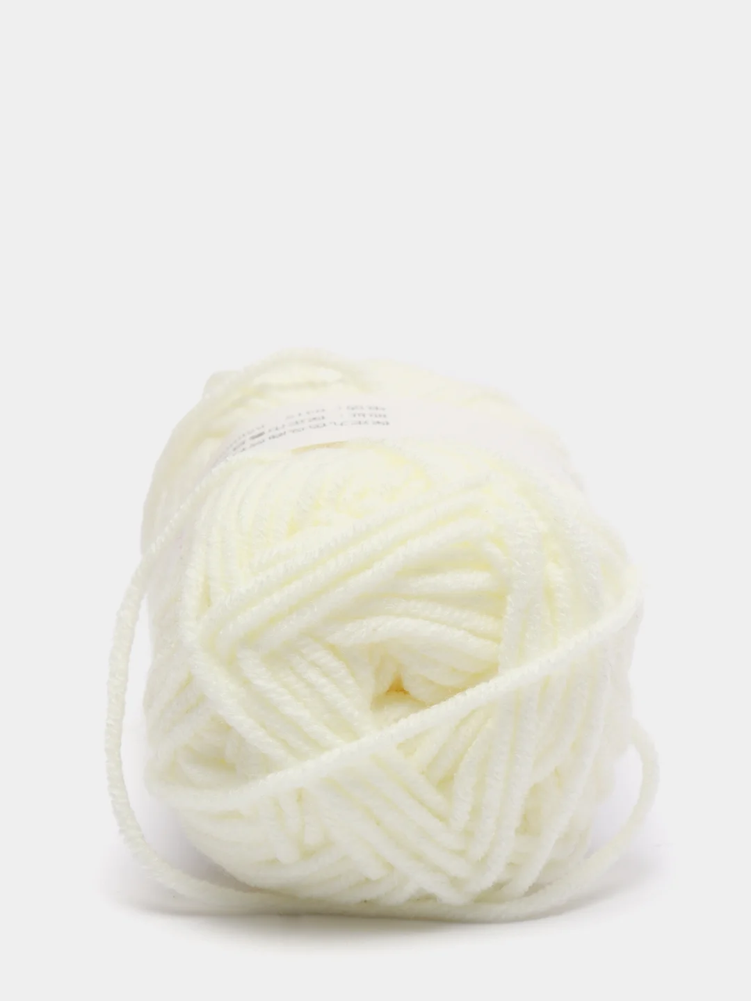 Белый пряжа детская хлопковая "Milk cotton", 25 г