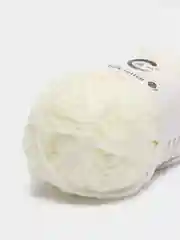 Белый пряжа детская хлопковая "Milk cotton", 25 г