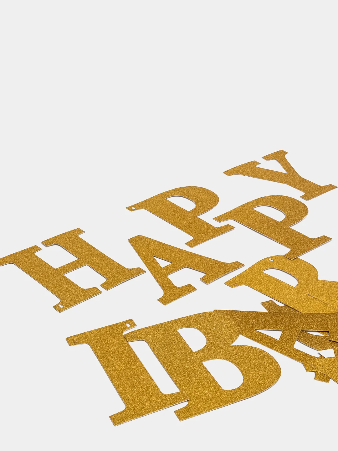 Золотой гирлянда декор Happy Birthday
