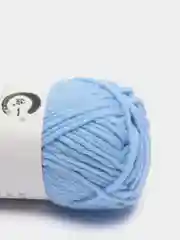 Светло-синий пряжа детская хлопковая "Milk cotton", 25 г