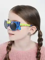 Голубой очки детские, солнцезащитные, складные
