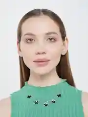 Серебряный цепочка на шею "Клевер"