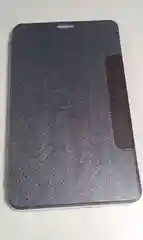 Серый металлик чехол-книжка для планшета SAMSUNG TAB A, 180/105 мм