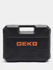 Аккумуляторная дрель шуруповерт Deko DKCD20FU-Li в кейсе, оснастка 13 штук, 20B, 2х1.5Ач