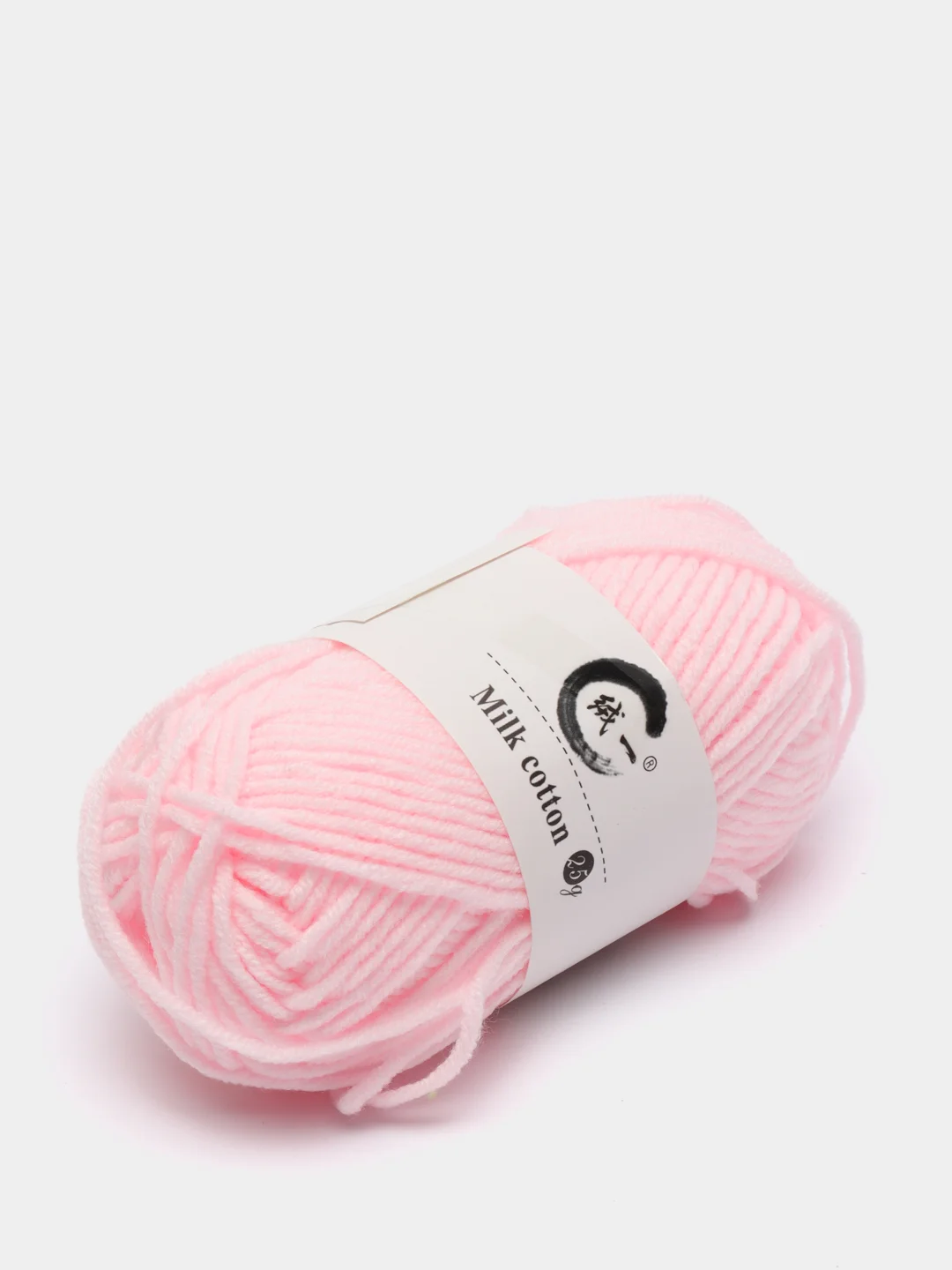 Розовый пряжа детская хлопковая "Milk cotton", 25 г