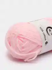 Розовый пряжа детская хлопковая "Milk cotton", 25 г