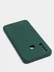 Тёмно-зелёный чехол матовый Vivo Y17 / Y3 / Y15 / Y12 / U10