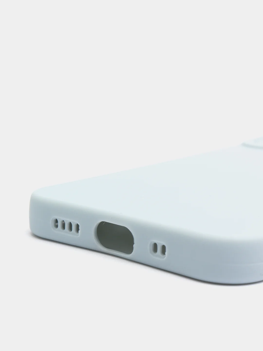 Голубой чехол для iPhone 11, 11Pro, 12, 12Mini, 12Pro, 12ProMax, 13, 13Mini, 13Pro, 13Pro Maх