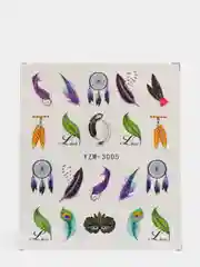 Индиго слайдеры для дизайна ногтей
