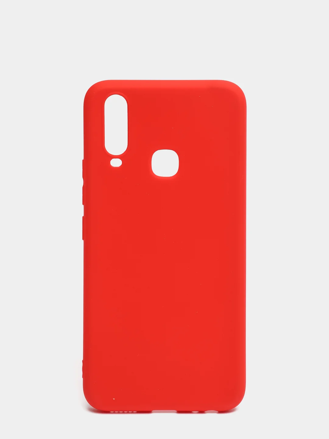 Красный чехол матовый Vivo Y17 / Y3 / Y15 / Y12 / U10