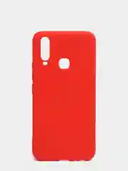 Красный чехол матовый Vivo Y17 / Y3 / Y15 / Y12 / U10