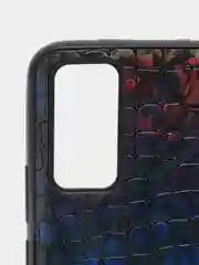 Черный чехол Huawei Honor 30, Honor 30 Premium, Хуавей Хонор 30 силиконовый имитация змеиной кожи
