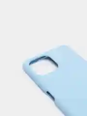 Голубой чехол Xiaomi Mi 11 Lite c защитой камеры и бархатом внутри