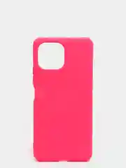 Тёмно-розовый чехол Xiaomi Mi 11 Lite c защитой камеры и бархатом внутри