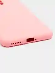 Розовый чехол Xiaomi Mi 11 Lite c защитой камеры и бархатом внутри