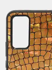 Золотой чехол Huawei Honor 30, Honor 30 Premium, Хуавей Хонор 30 силиконовый имитация змеиной кожи