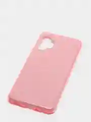 Розовый чехол блестящий SAMSUNG A32