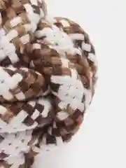 Мяч для собак канатный, текстильный мяч цветной