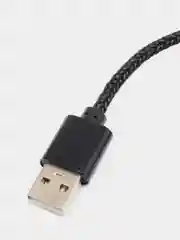 Черный кабель micro USB, Type-C, для зарядки и передачи данных