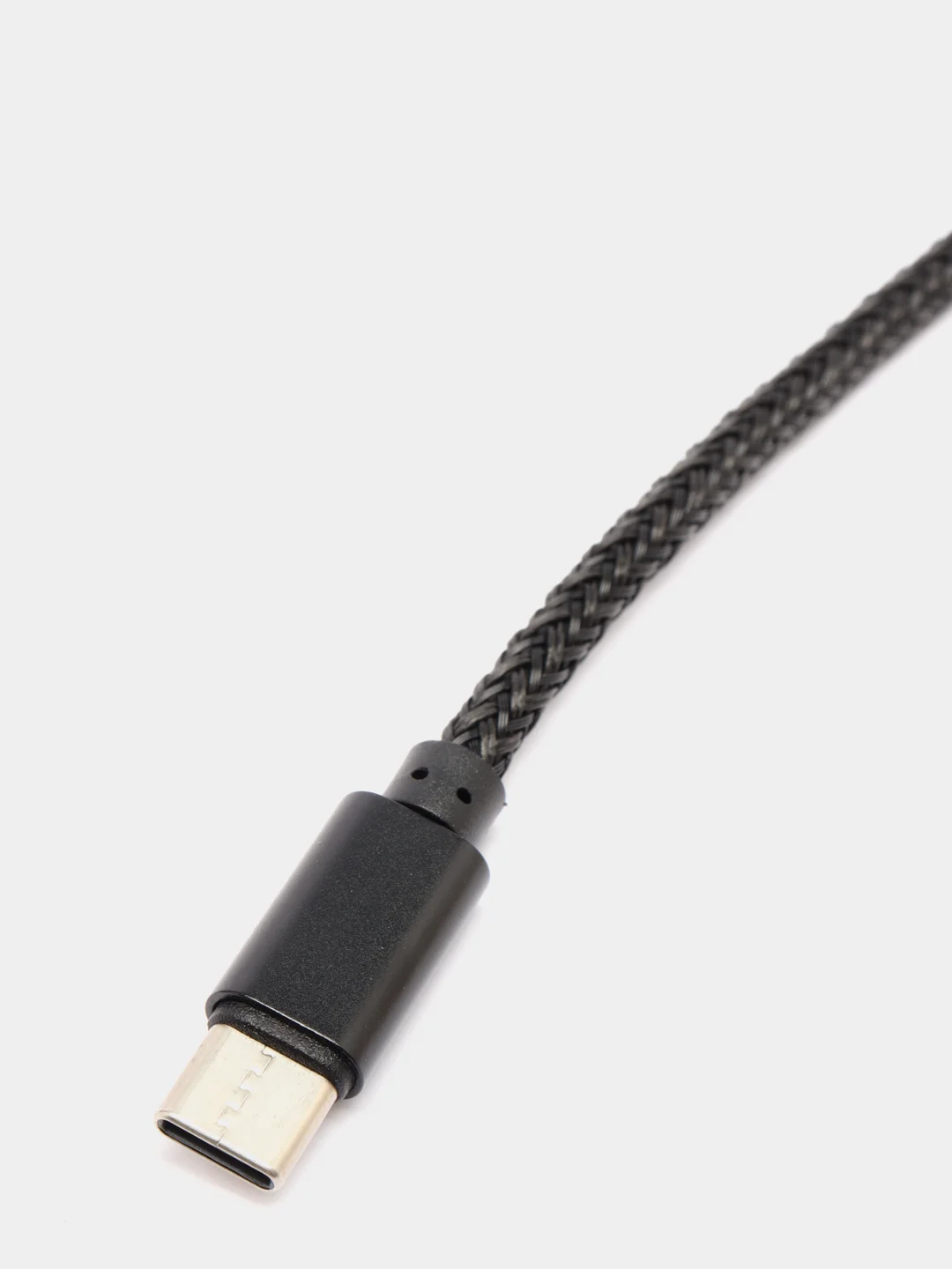 Черный кабель micro USB, Type-C, для зарядки и передачи данных