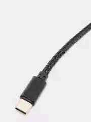 Черный кабель micro USB, Type-C, для зарядки и передачи данных