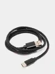 Черный кабель micro USB, Type-C, для зарядки и передачи данных