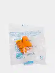 Оранжевый беруши мягкие для сна, 2 штуки