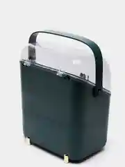 Зеленый шкатулка для хранения украшений и косметики