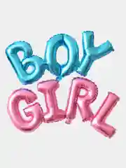 Лайм шары на гендер-пати "Baby, boy, girl"