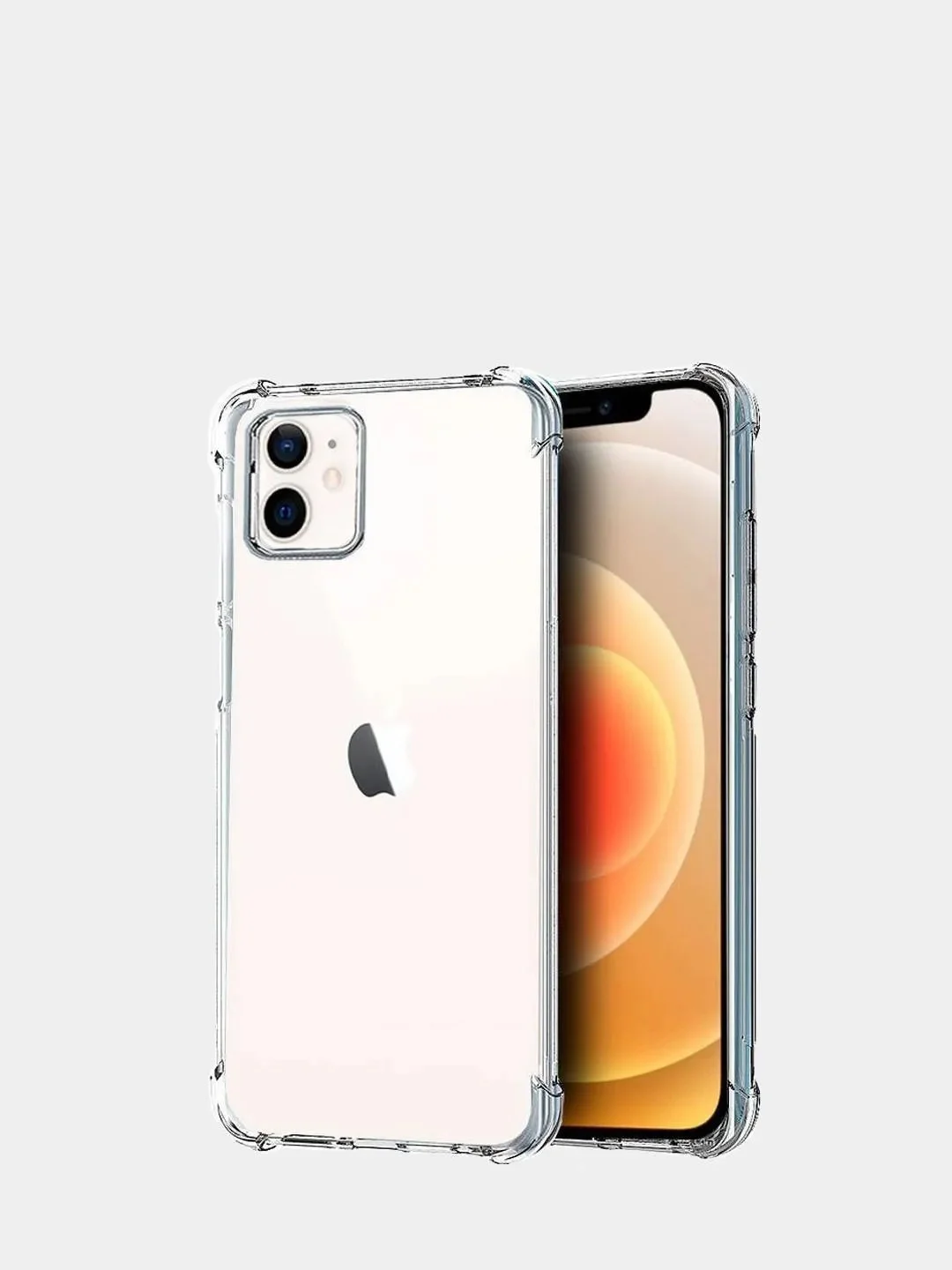 Противоударный силиконовый чехол для iPhone 12, 13, 14, Mini, Pro, Max, Plus