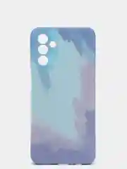 Небесно-голубой чехол Samsung Galaxy A13 5G / A04S, Галакси А13 5G / А04С силиконовый с мягким подкладом