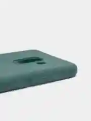 Тёмно-зелёный чехол Samsung Galaxy A8 2018 / Самсунг Галакси А8 2018 силиконовый цветной матовый
